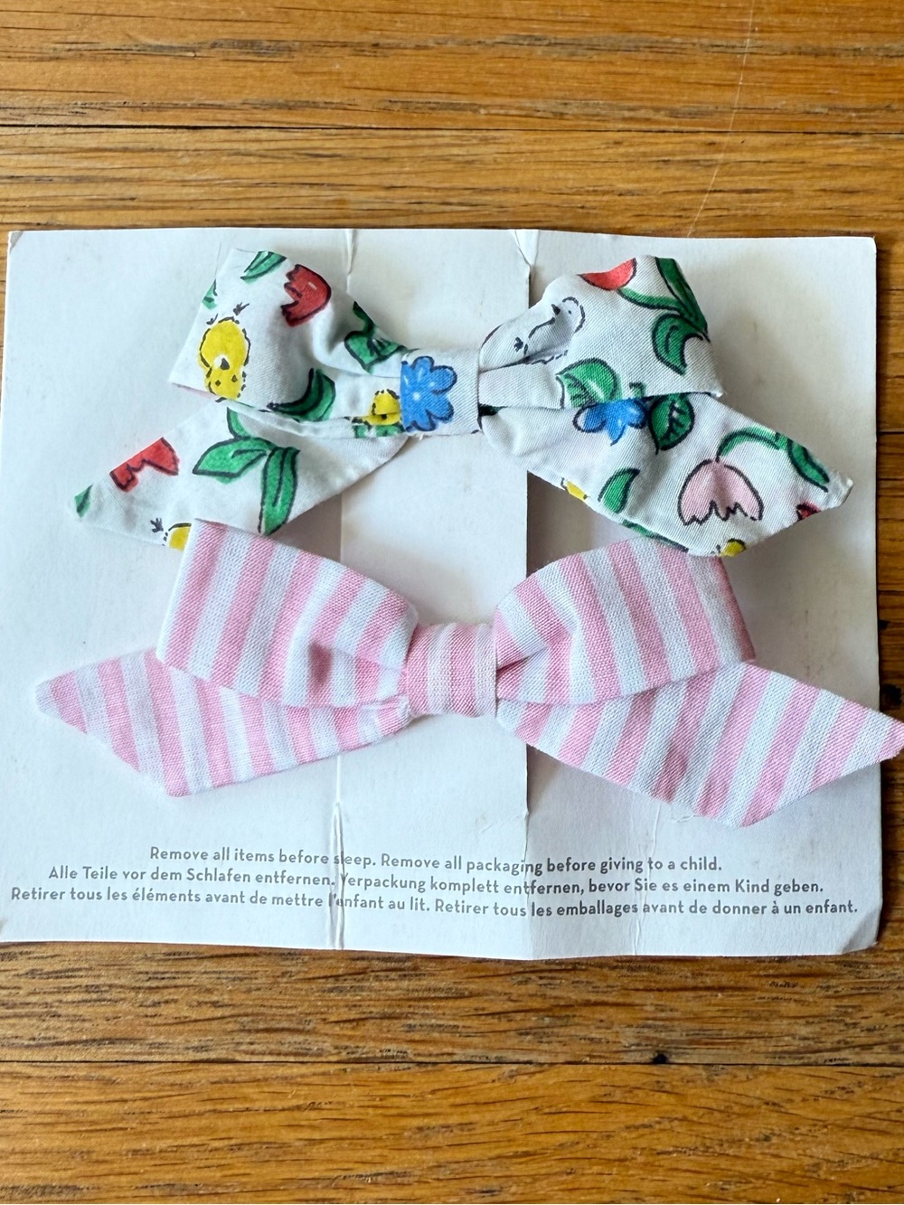 NWT Mini Boden Hair Clips Set of 2